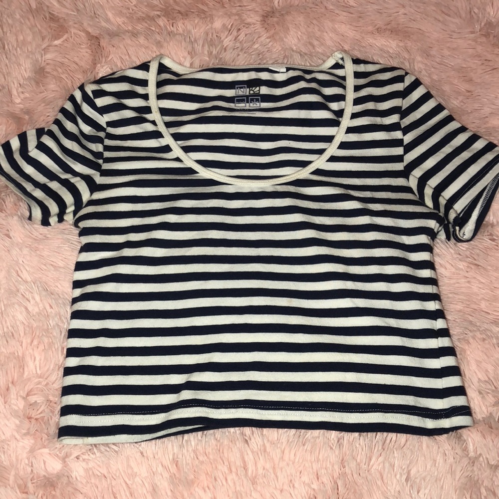 Striped Crop Top